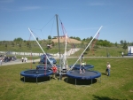 Gebrauchte Trailer 4er Bungee Trampolin 6,5mh